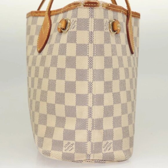 LOUIS VUITTON Damier Azur Neverfull PM Tote Bag - Picture 3 of 16